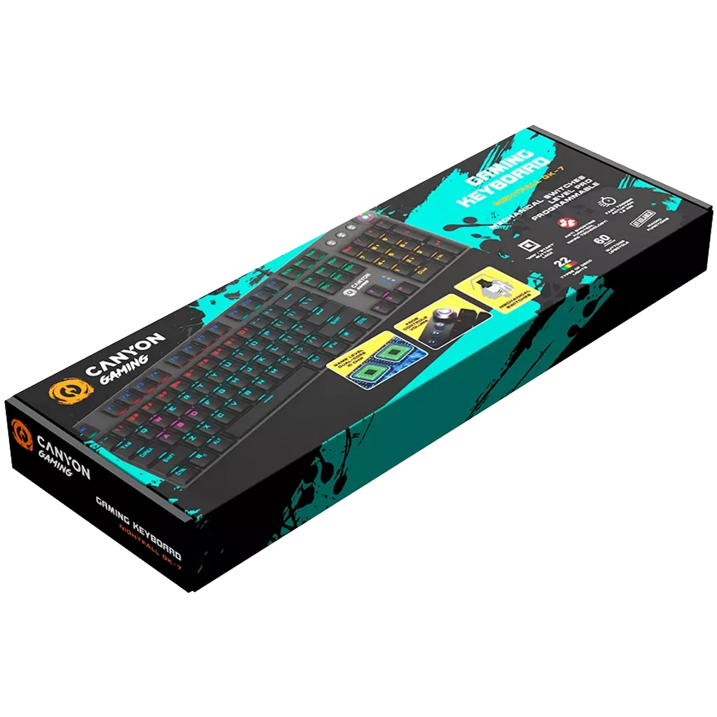 CLAVIER MECANIQUE GAMING CANYON NIGHTFALL GK-7